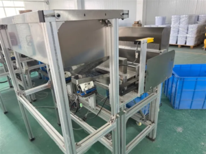 Glass Bead Hole Size Check Machine