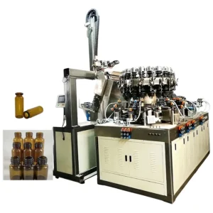 12-Head Double Chuck Vial Making Machine
