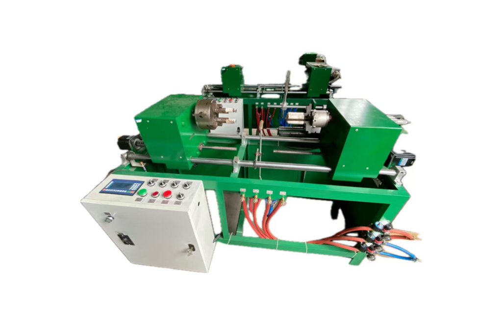 Single station glass tube reshaping and bottom sealing machine